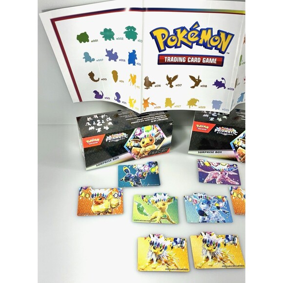 Pokémon Center Prismatic Evolutions Surprise Boxes with Poster and Dividers - Picture 3 of 13